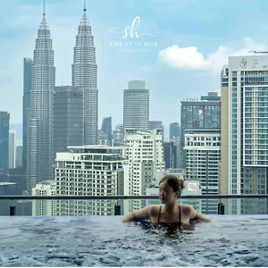 The Luxe & Colony Klcc Skyline Infinity Pool - 5min To Petronas Tower & Kl Center By The Hub Апартаменты